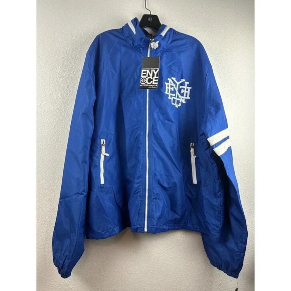 Enyce Men’s Full Zip Jacket Blue Size XXX NEW - Picture 3 of 16